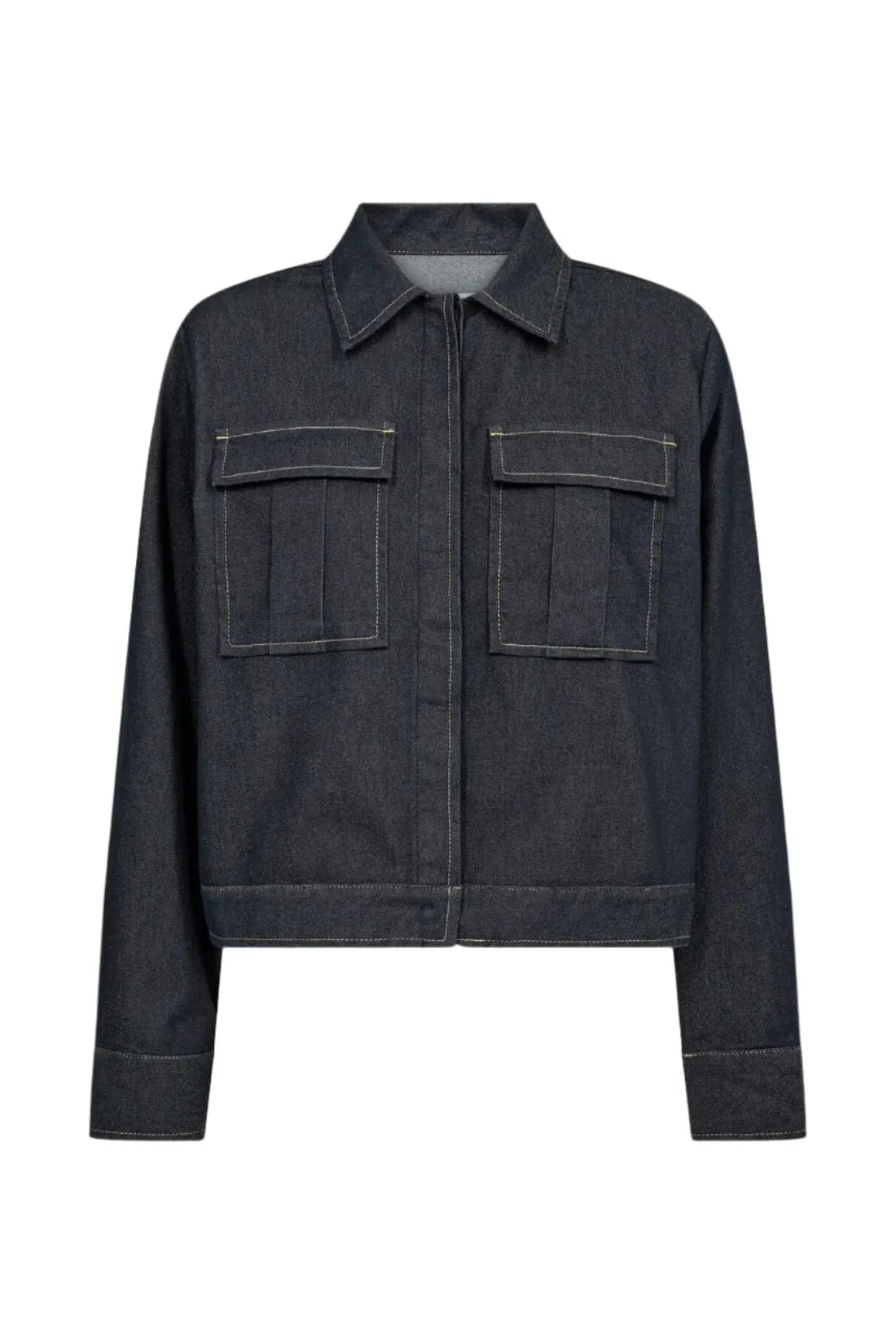 Leveté Room LR-INEZ 2 Jacket in Dark Denim