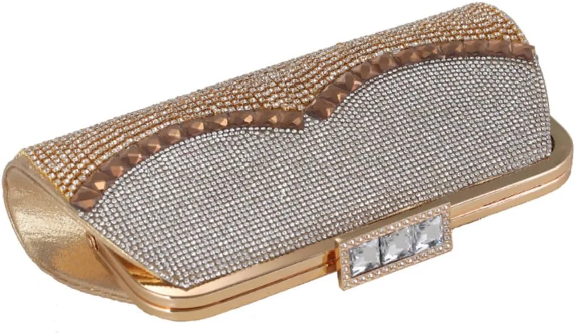 LIFKOME Glamour Satin Evening Bag Tassel Clutch Purse for Women Novelty Handbag for Dinner Party