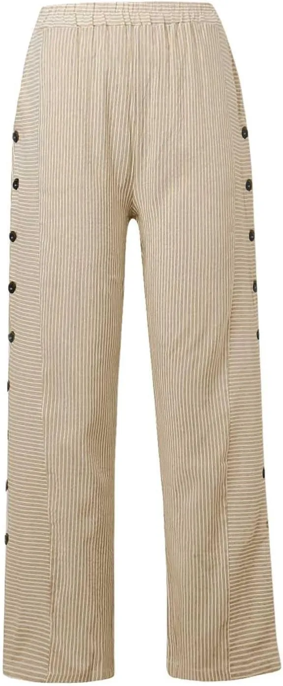Linen Pants for Women, Peasant Pants WomenS Straight Leg Linen Casual Trendy