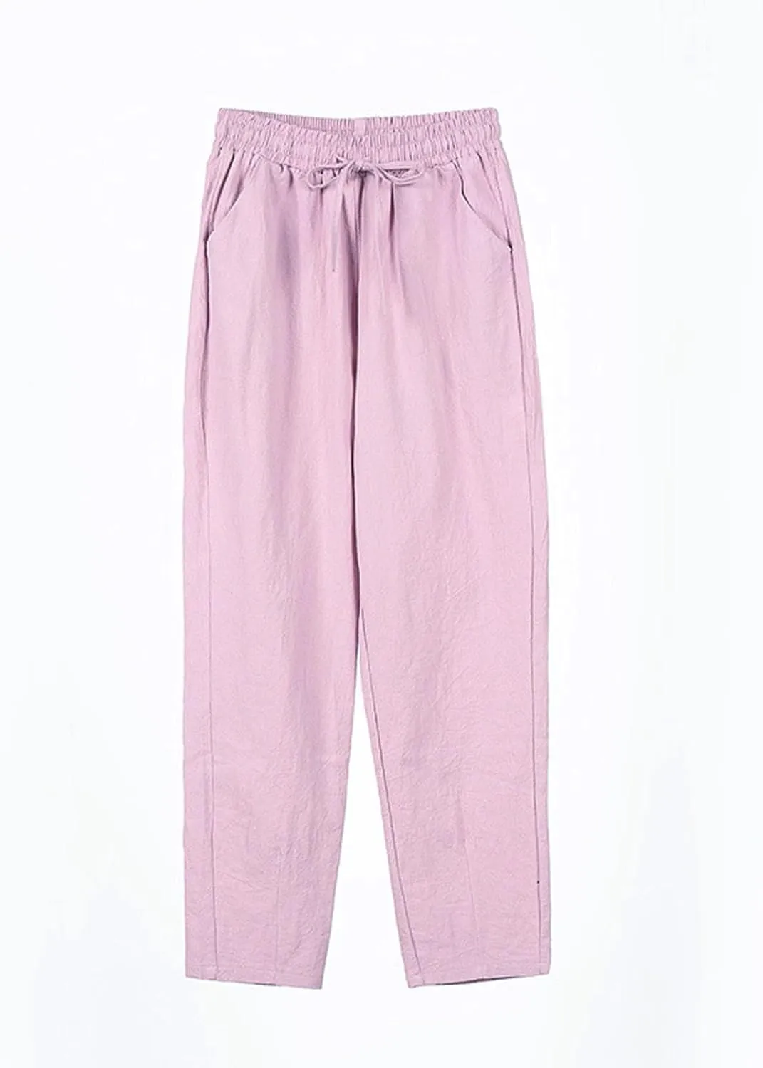 Linen Pants for Women, WomenS Peasant Pants Linen Straight Leg Casual Trendy
