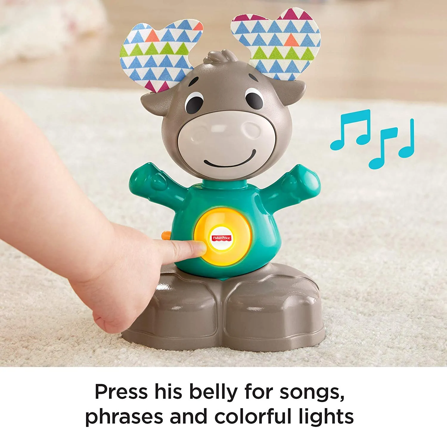 Linkimals Musical Moose - Interactive Educational Toy with Music and Lights for Baby Ages 9 Months & Up