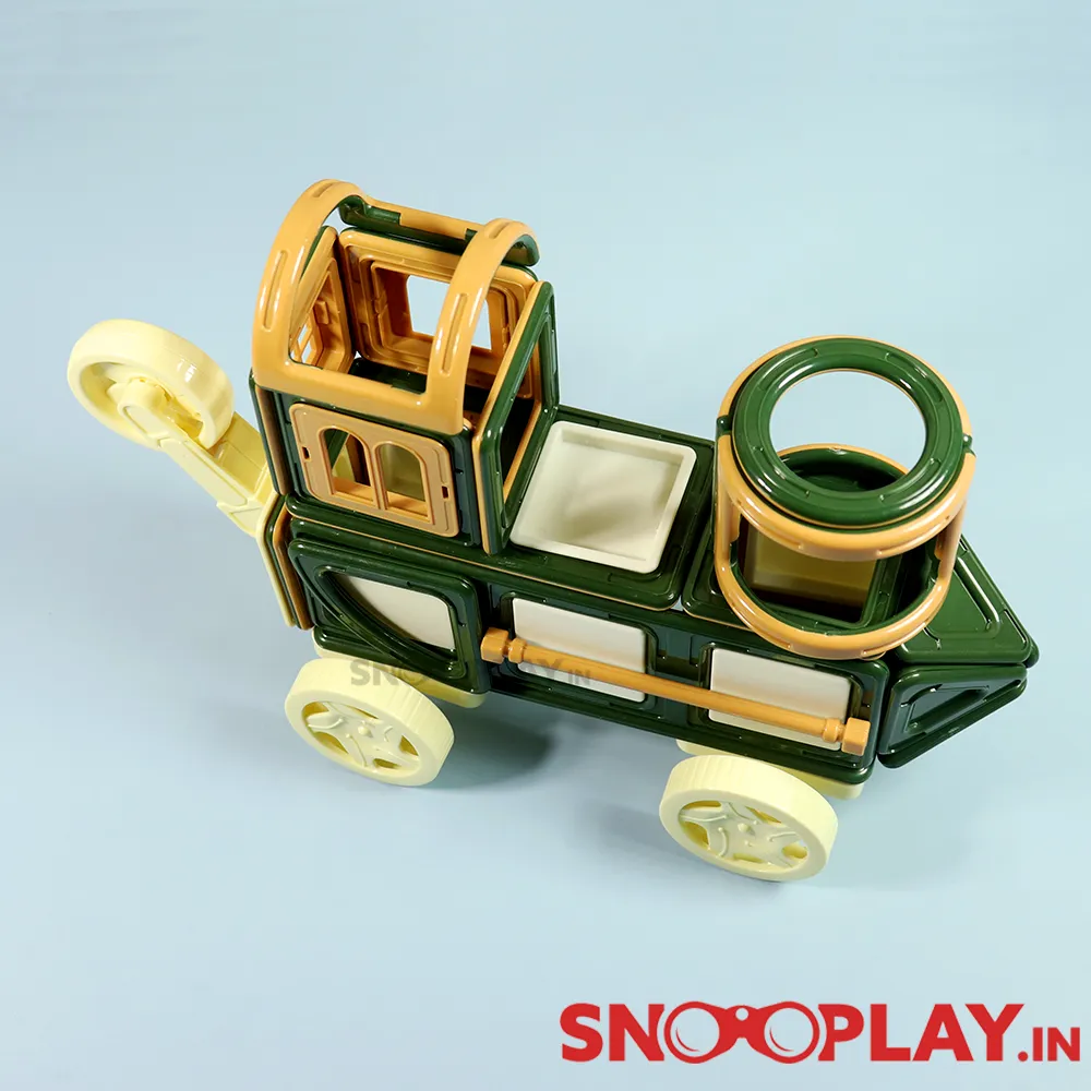 Magnetic Happy Train Building Blocks (37 Pieces)