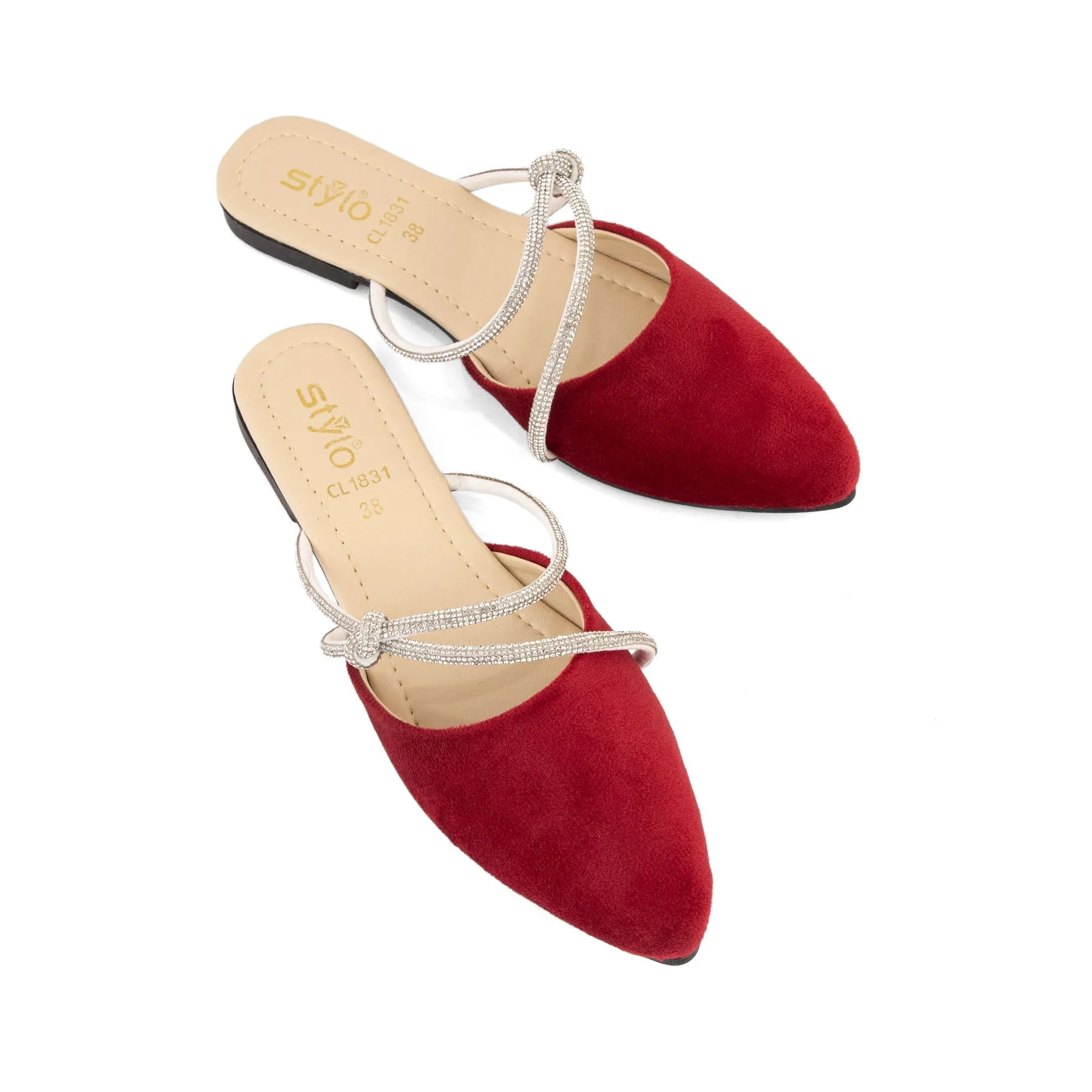 Maroon Casual Mule CL1831