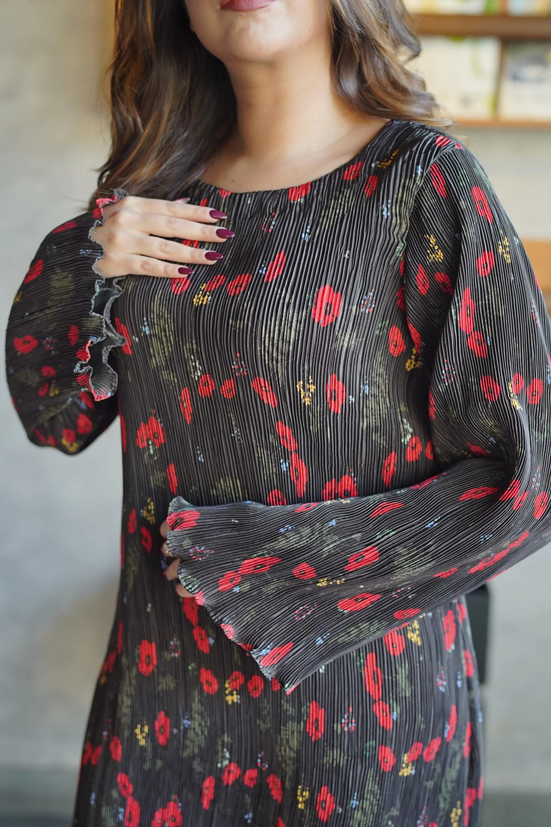 Midnight Vogue - Silk Dress
