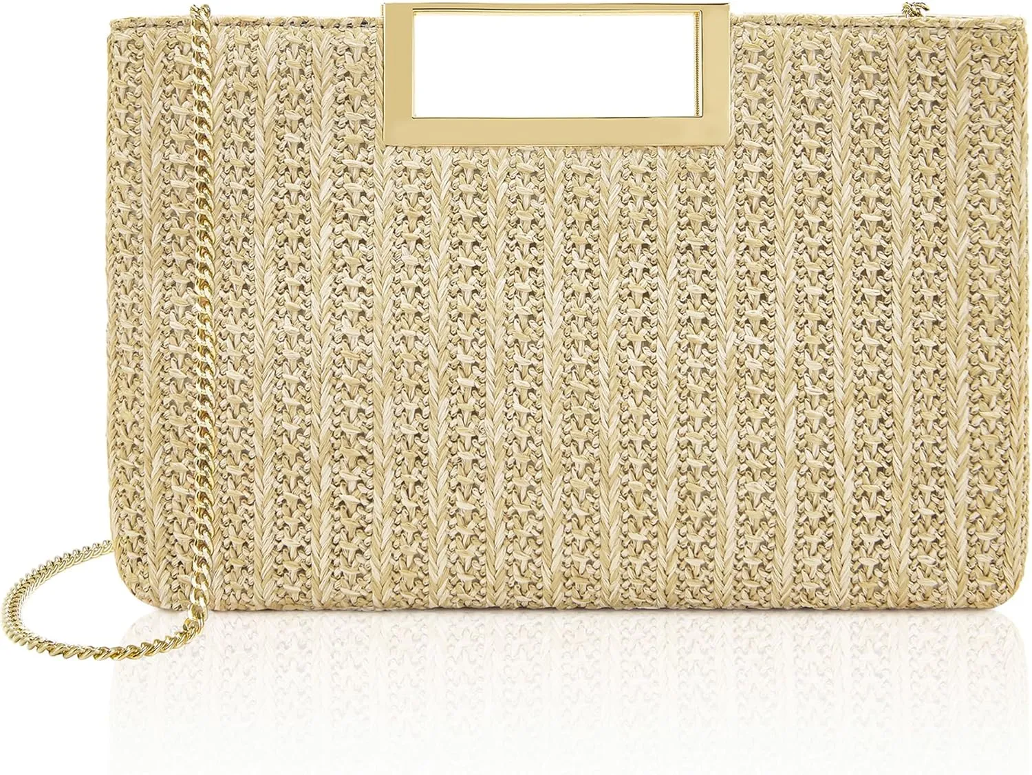 Milisente Clutch Purses for Women Formal Casual Sparkly PU Leather Handbag Purse with Handle for Prom Cocktail Wedding