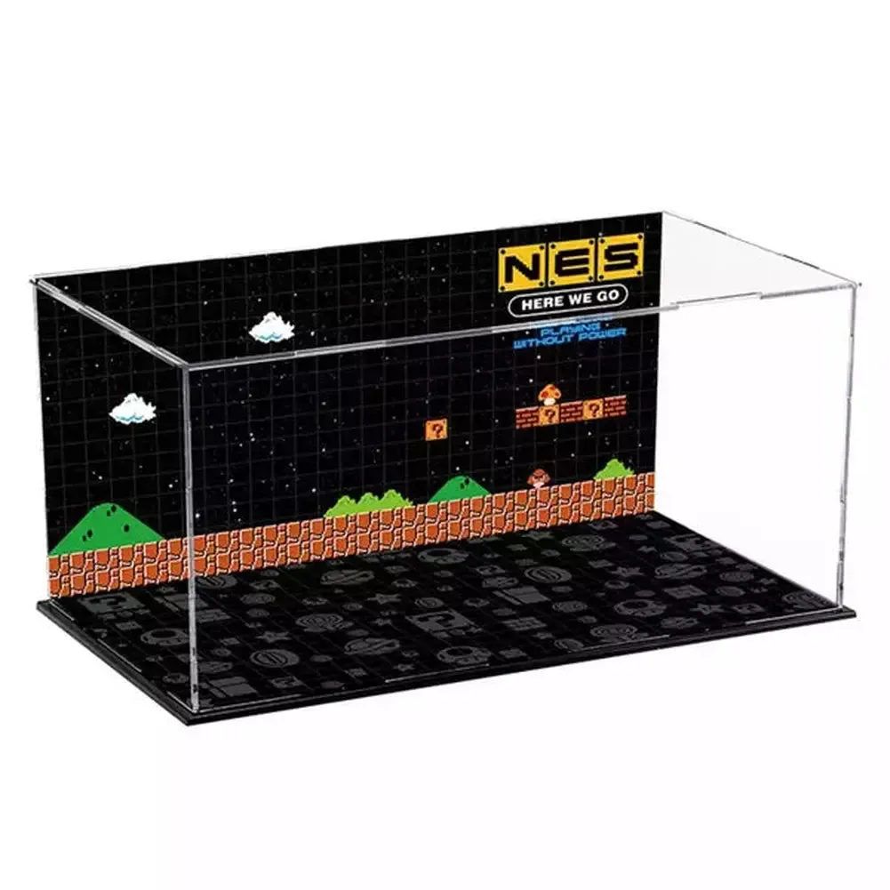 MOC NON  45 X 25 X 25cm Building Block Acrylic Display Box For 71374  ( Only Inclued Display Box )