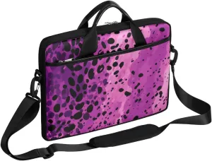 Modern Polka Dots Print 15 Inch Laptop Bag Women Men Laptop Carrying Case