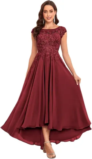 Mother of The Bride Dresses for Women 2025 Formal Evening Dresses Tea Length Gown