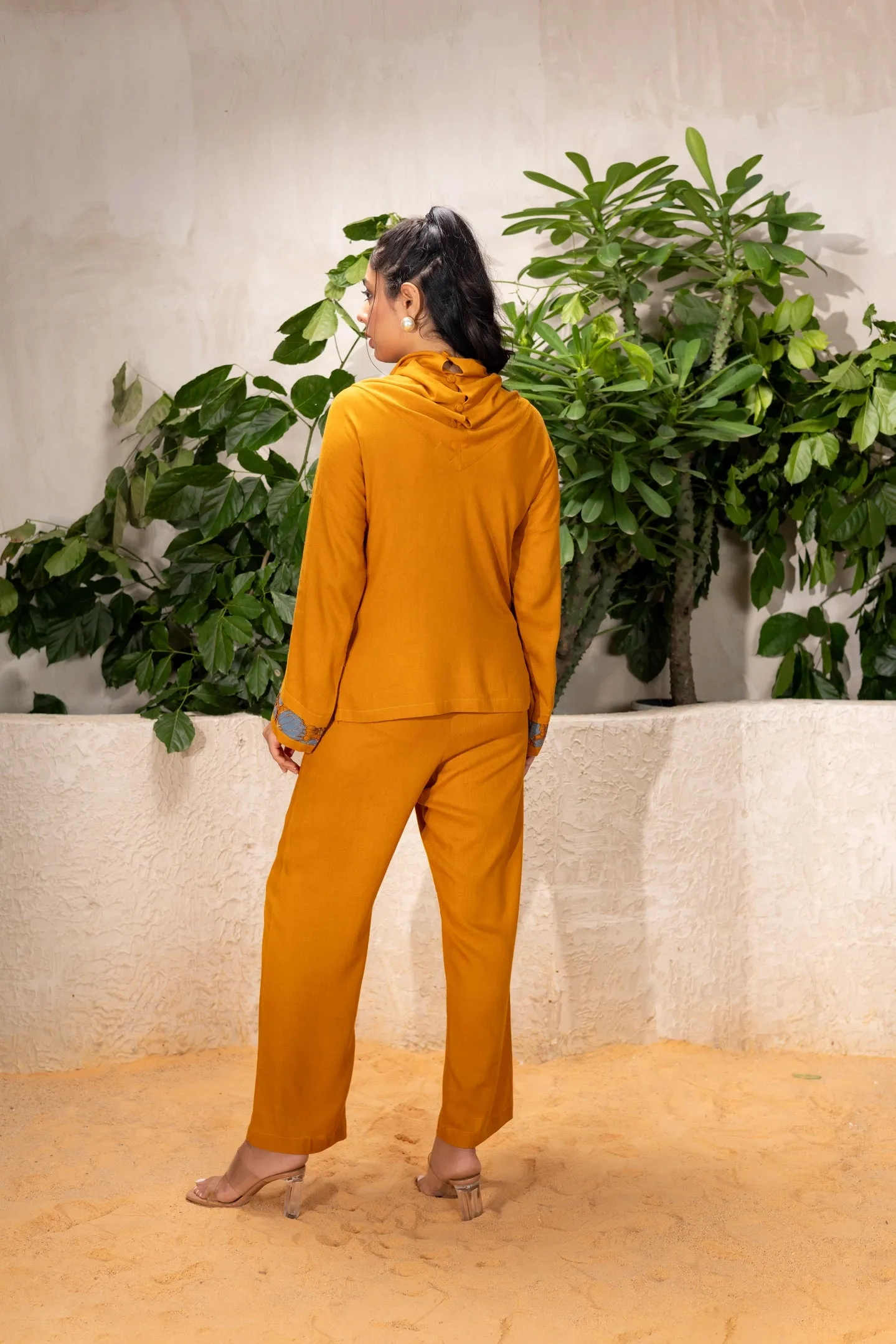 Mustard Hue Linen Coord Set