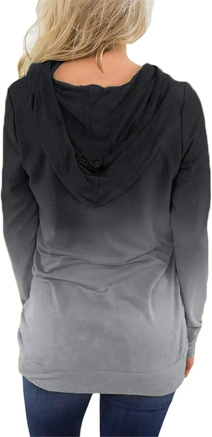 onlypuff Women's Pullover Hoodies Teen Girls Trendy Fall Fashion Tops Hooded Sweatshirts
