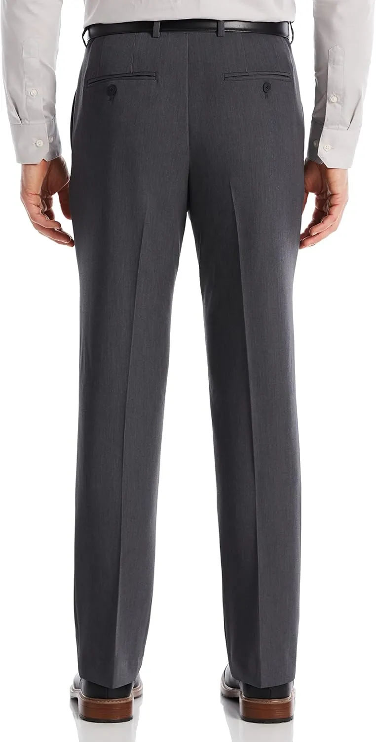 Perry Ellis Men's Modern Fit Solid Stretch Resolution Dress Pant