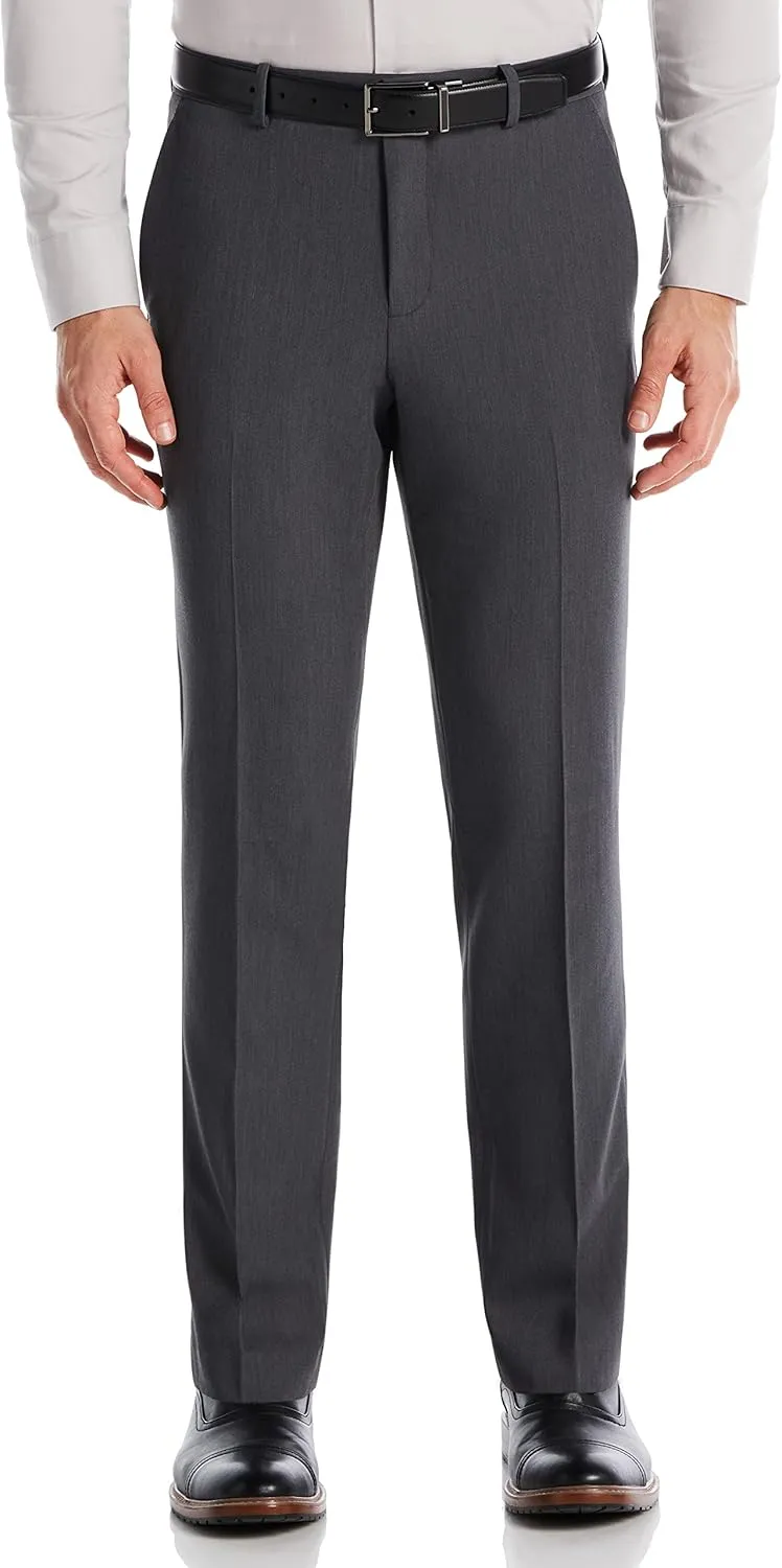 Perry Ellis Men's Modern Fit Solid Stretch Resolution Dress Pant