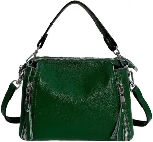 Premium Genuine Leather Women's Saddle Bag Stylish Cowhide Shoulder Handbag for Women Versatile Mailman Bag