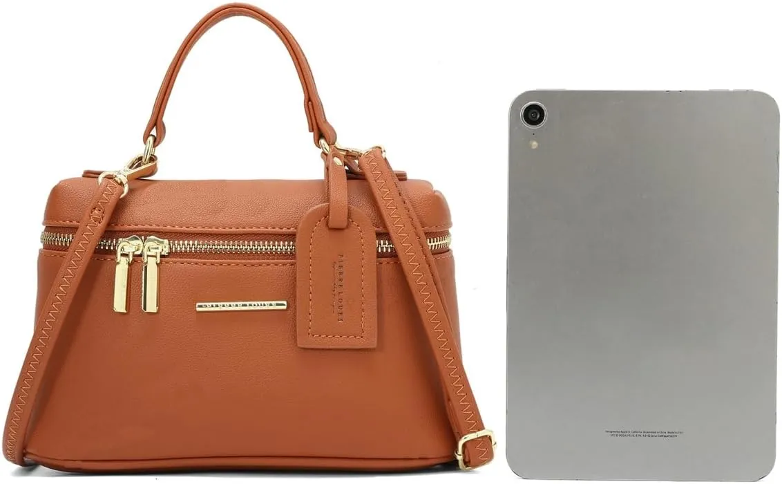 PU Leather Crossbody Bags for Women Slouchy Cross Body Box Bag Hobo Shoulder Satchels Wallet Purses Crossbody Handbags