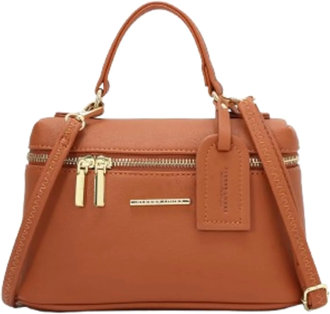 PU Leather Crossbody Bags for Women Slouchy Cross Body Box Bag Hobo Shoulder Satchels Wallet Purses Crossbody Handbags