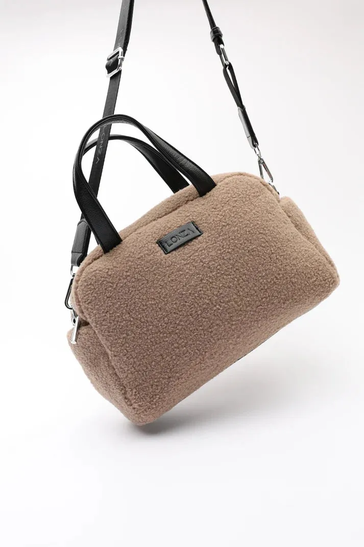 Puff Buckle Beige   Nestle Beige