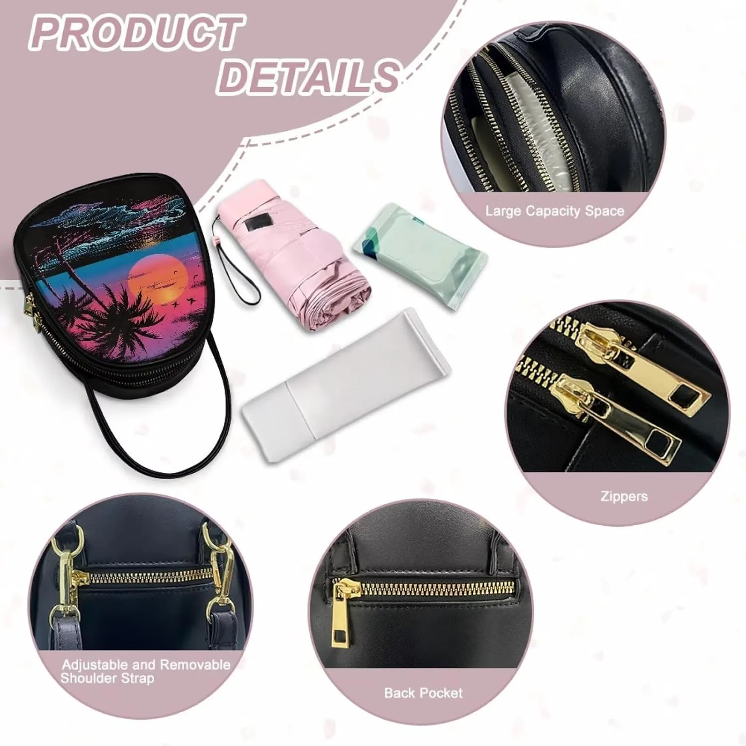 Purses for Women Shoulder Bag Trendy Leather Crossbody Bags Small Phone Purse