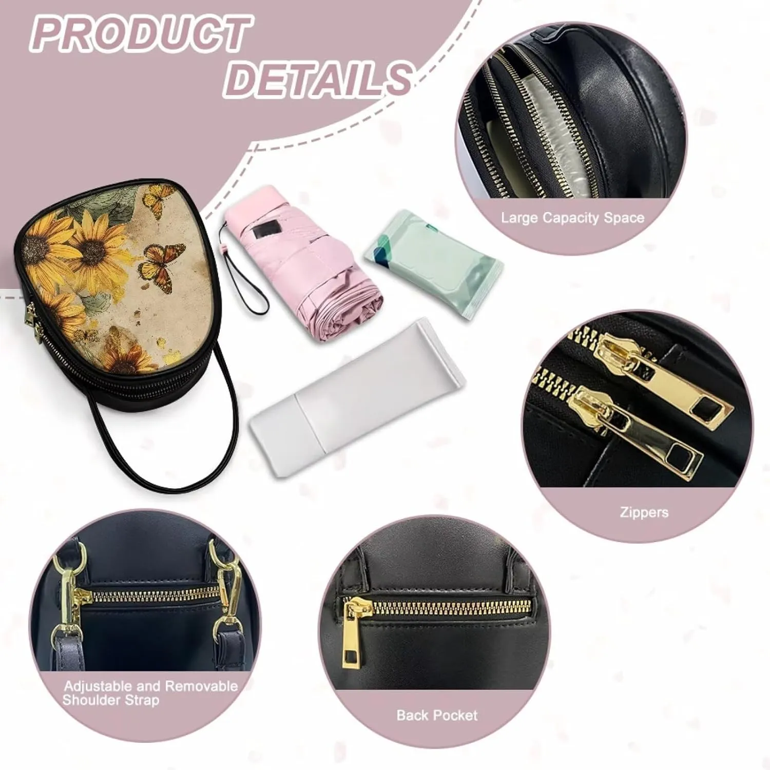 Purses for Women Shoulder Bag Trendy Leather Crossbody Bags Small Phone Purse