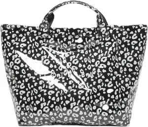 PVC Tote Bag Women's Letters Print Tote Bag Large Kraft Paper Tote Bag Carry All Bag Top Handle Clear Hobo Handbag