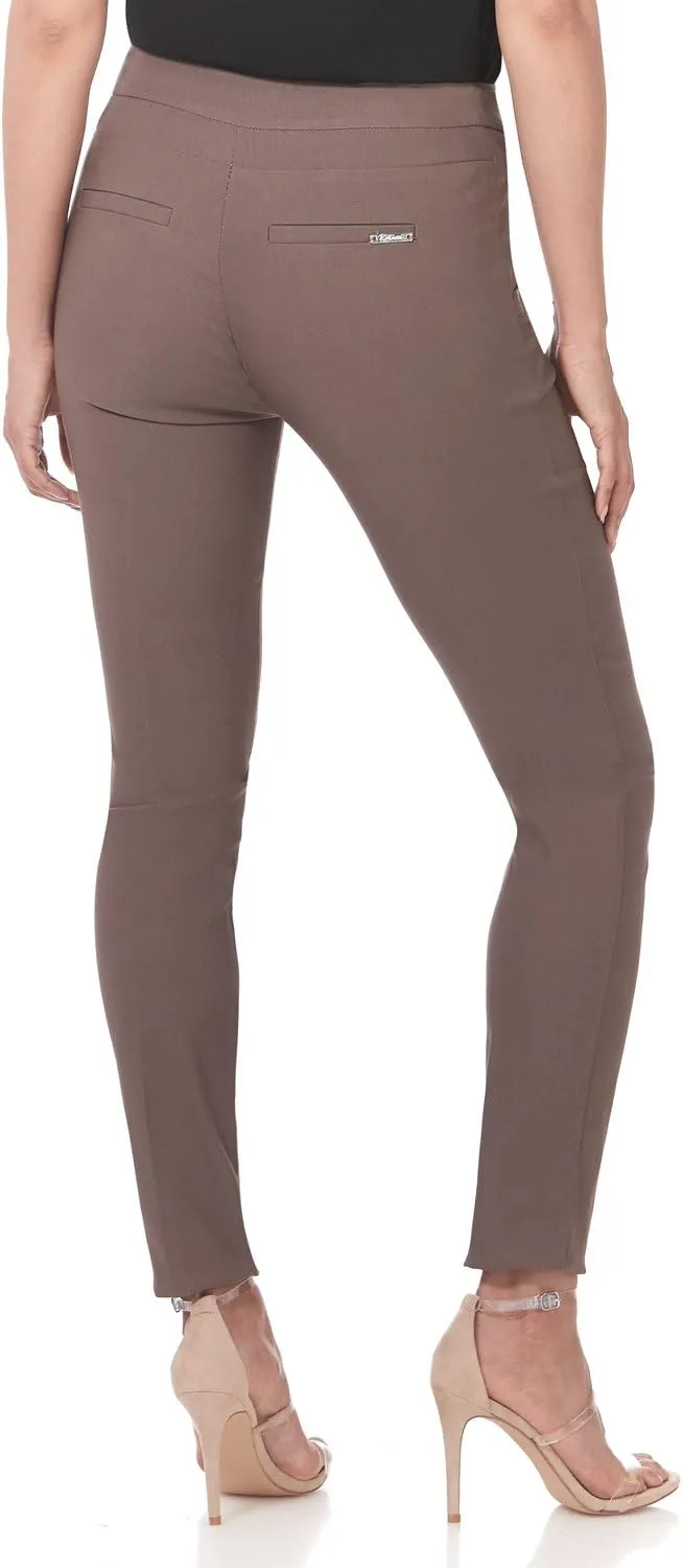 Rekucci Women's Ease into Comfort Modern Stretch Skinny Pant with Tummy Control