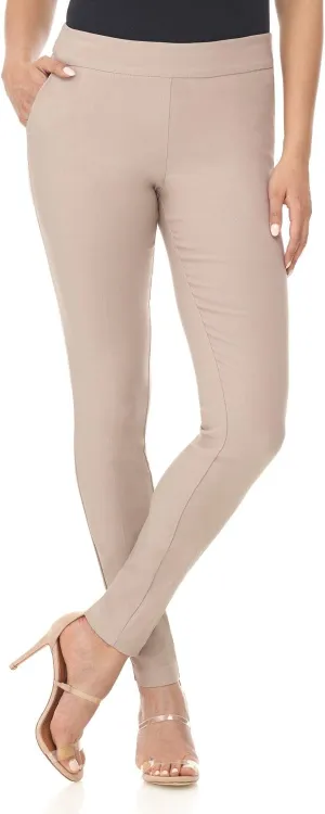Rekucci Women's Ease into Comfort Modern Stretch Skinny Pant with Tummy Control