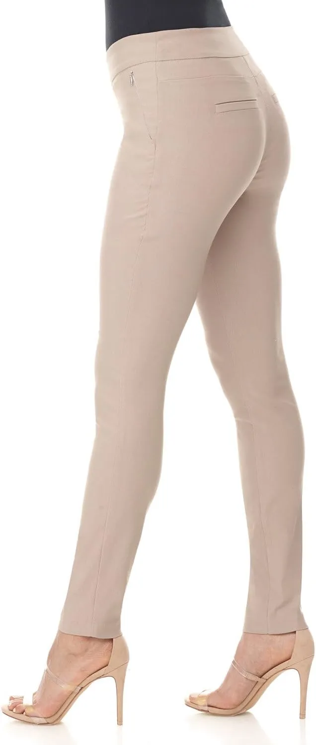 Rekucci Women's Ease into Comfort Modern Stretch Skinny Pant with Tummy Control