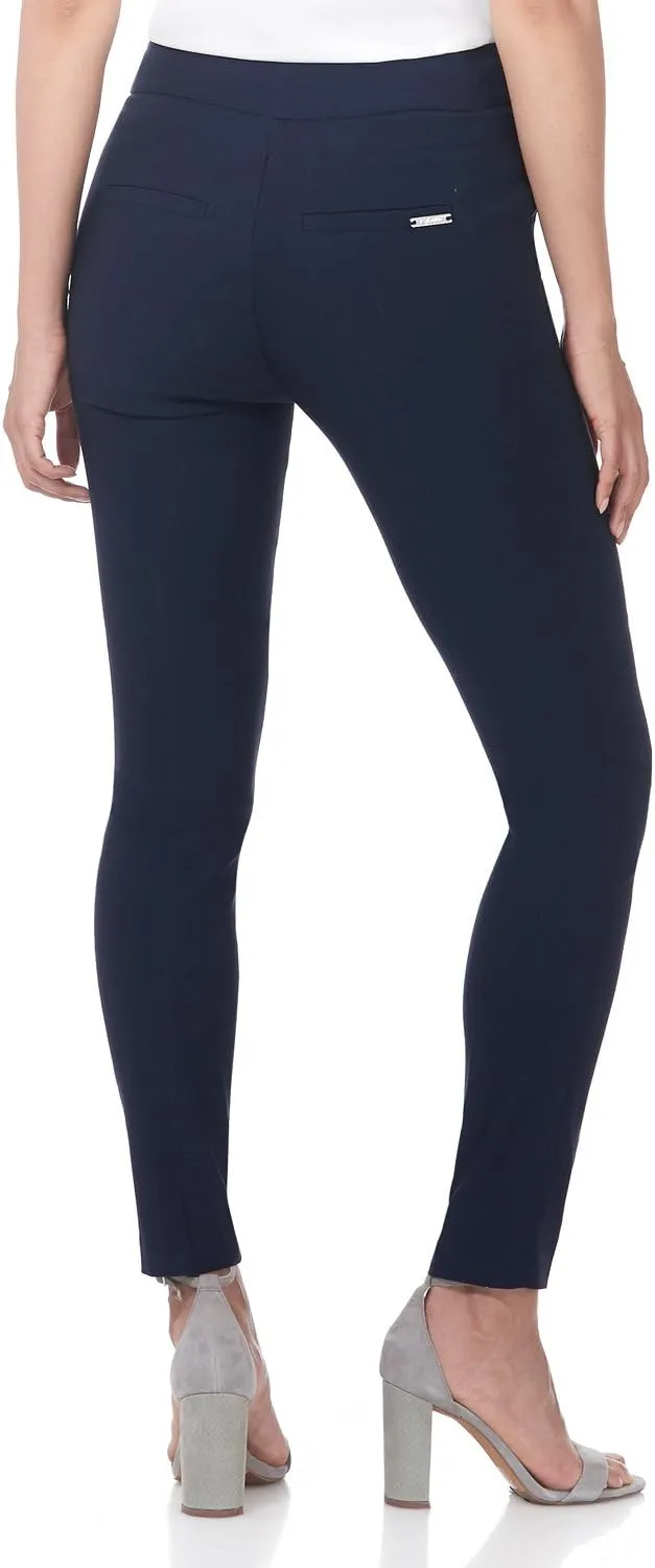 Rekucci Women's Ease into Comfort Modern Stretch Skinny Pant with Tummy Control