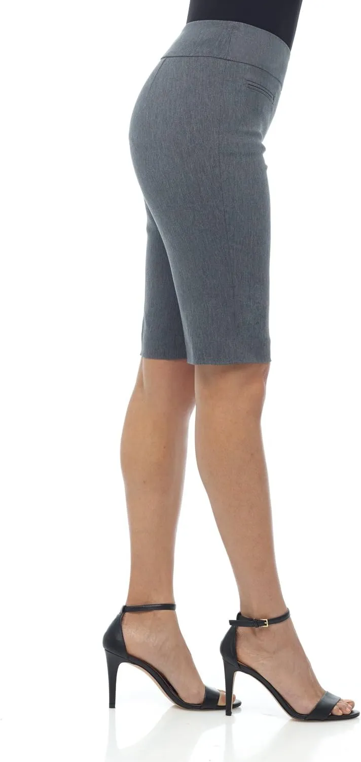 Rekucci Women's Ease into Comfort Pull-On Modern City Shorts