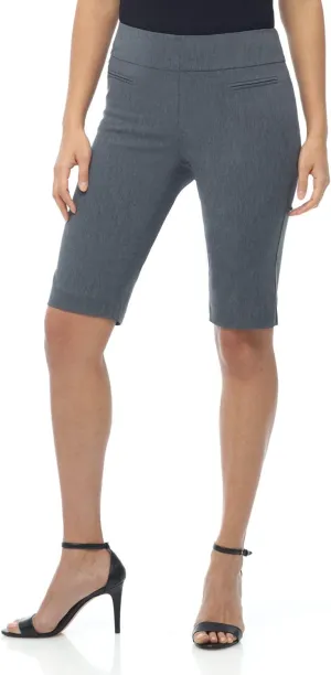 Rekucci Women's Ease into Comfort Pull-On Modern City Shorts