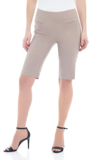 Rekucci Women's Ease into Comfort Pull-On Modern City Shorts