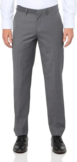 Robert Kent Men's Wool Blend Modern Slim Suit Separate Pants