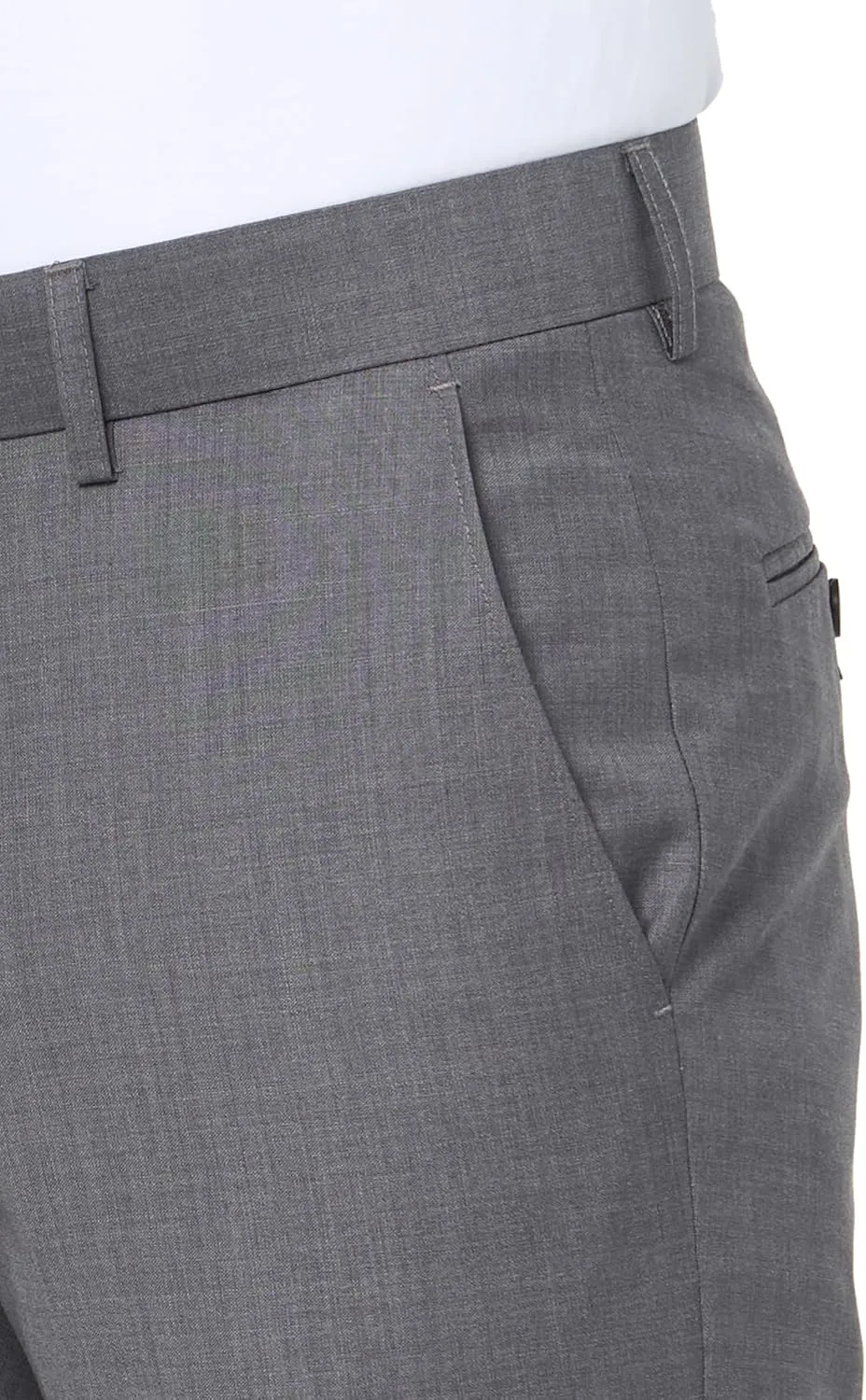 Robert Kent Men's Wool Blend Modern Slim Suit Separate Pants