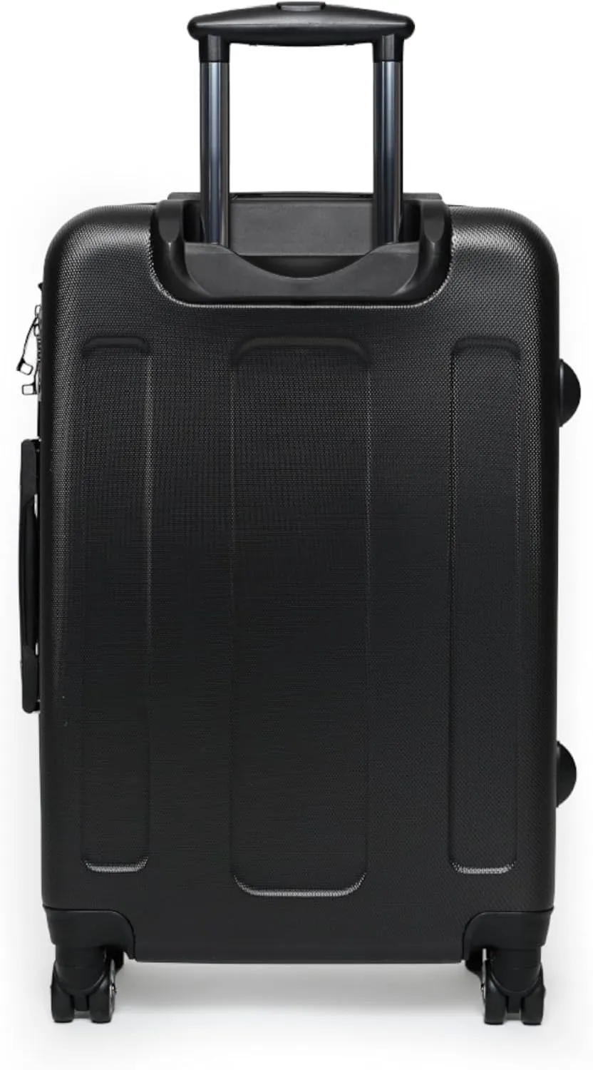 Romantic Couple Carry-On Suitcase  Coffee Kiss Illustration  Hard Shell Spinner Luggage with TSA Lock