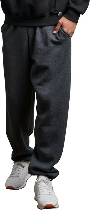 Russell Athletic Men's Dri Power Fleece Elastic Bottom Sweatpants, Relaxed Fit, Moisture Wicking, with or Without Pockets