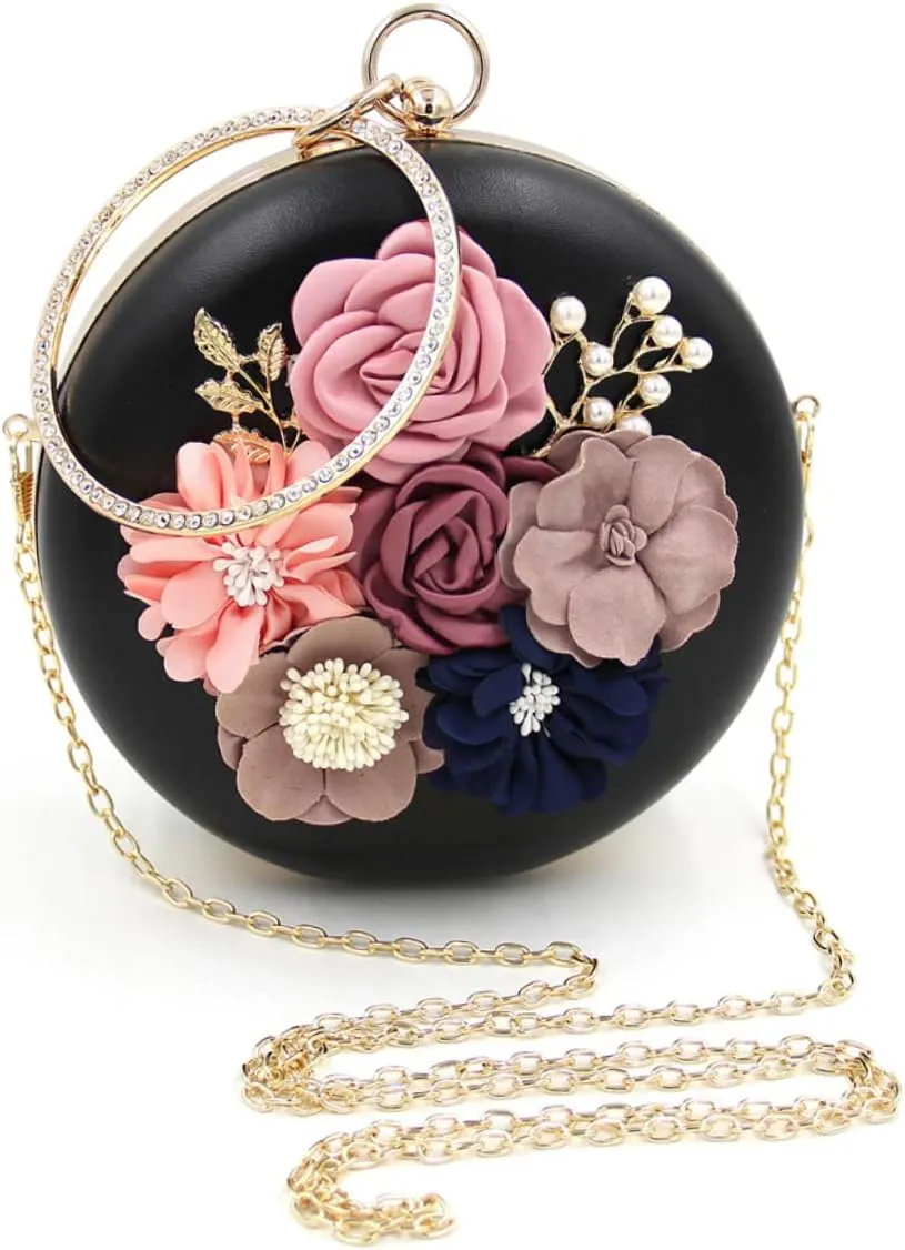 SAFIGLE Clutch Purses for Women Clutch Bags for Women Round Clutch Bag Evening Bag