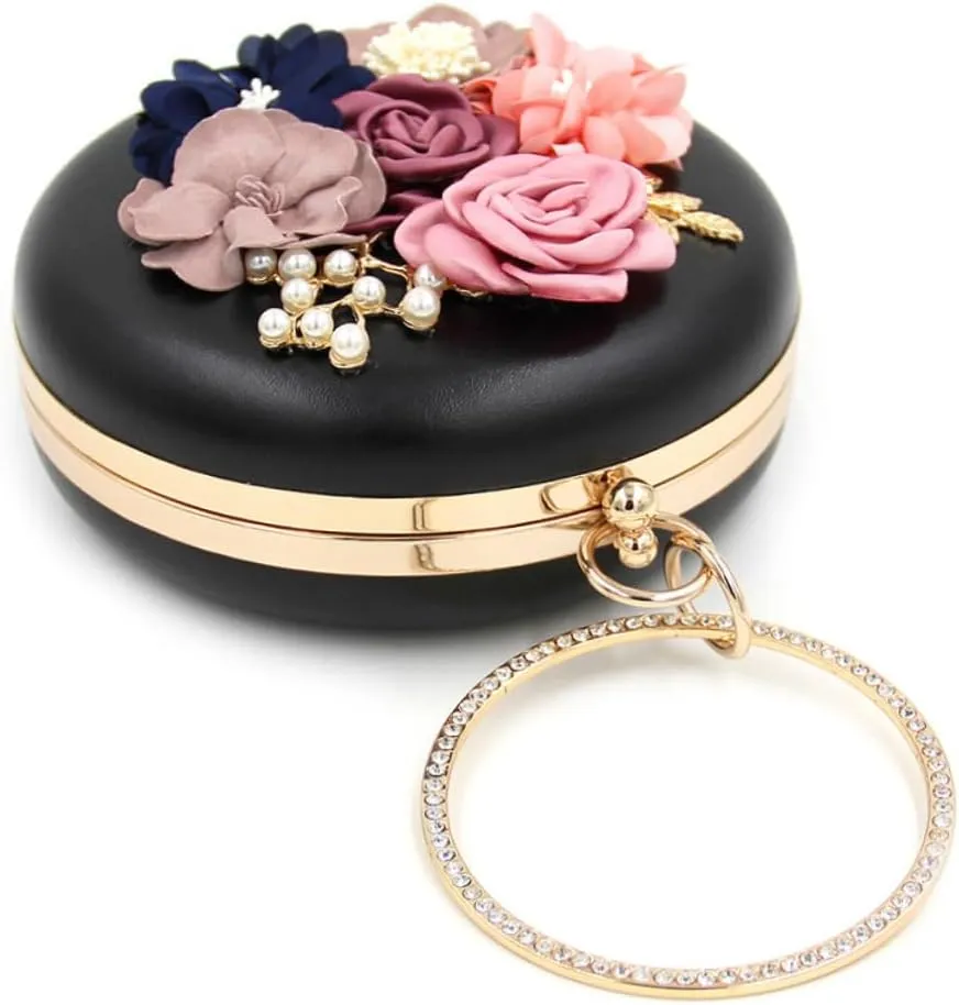 SAFIGLE Clutch Purses for Women Clutch Bags for Women Round Clutch Bag Evening Bag
