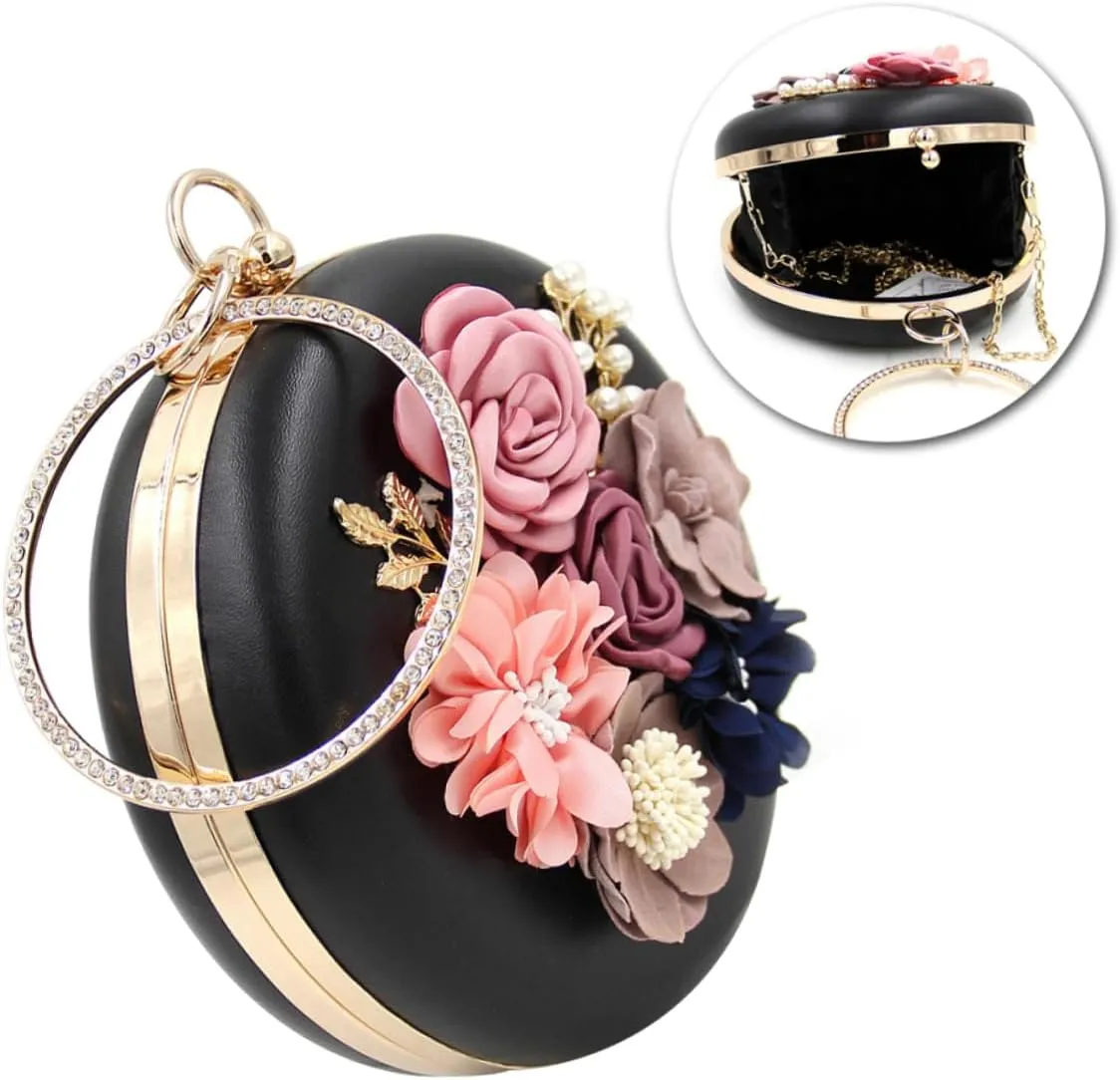 SAFIGLE Clutch Purses for Women Clutch Bags for Women Round Clutch Bag Evening Bag