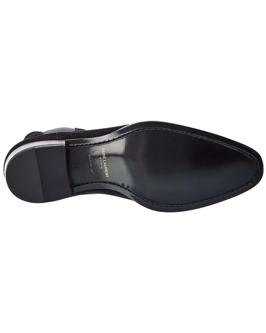 Saint Laurent Wyatt 30 Suede Boot