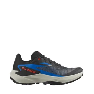 Salomon Men's Genesis Running Shoes in Black/French Blue/Cherry Tomato SS25