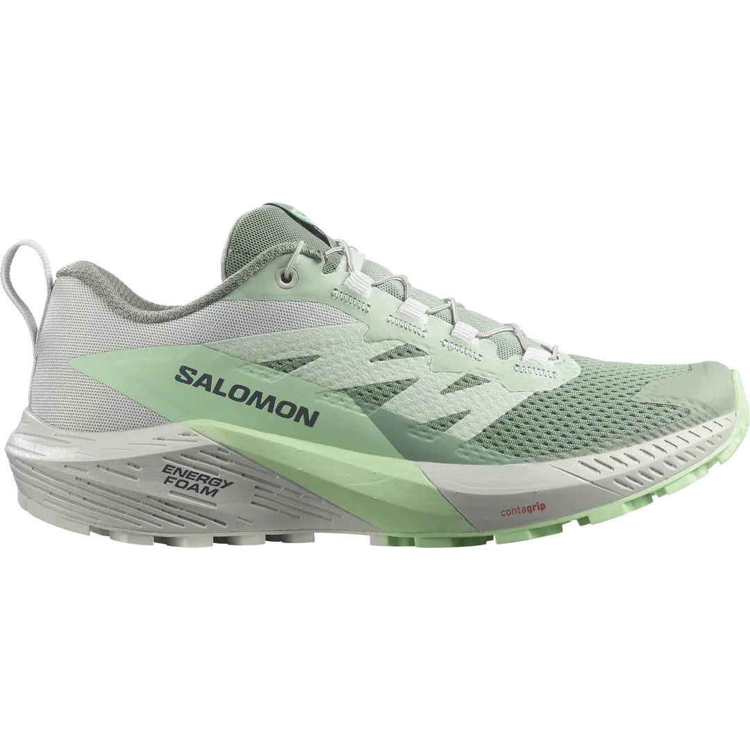 Salomon Sense Ride 5 Shoes (Women's) Lily Pad Metal Green Ash