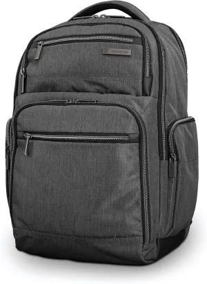Samsonite Modern Utility Double Shot Laptop Backpack, Charcoal Heather, One Size