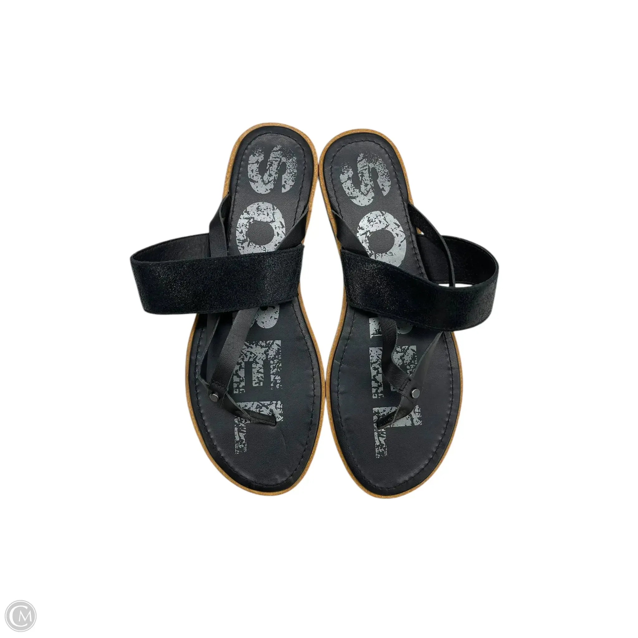 Sandals Flip Flops By Sorel In Tan, Size: 9