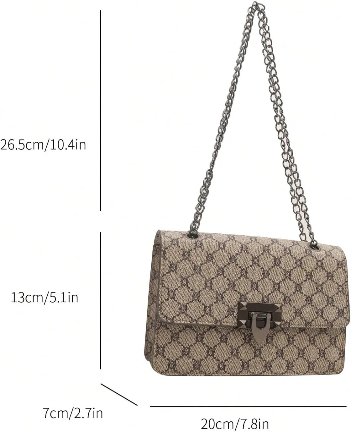 SHENHE Women's Vintage PU Leather Shoulder Bag Buckled Clutch Handbag Underarm Flap Purse