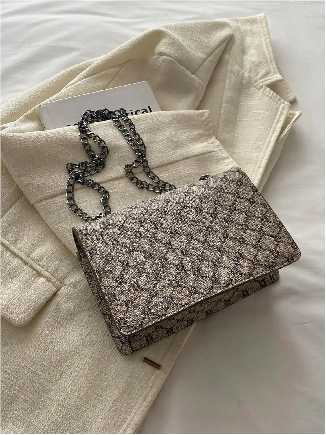 SHENHE Women's Vintage PU Leather Shoulder Bag Buckled Clutch Handbag Underarm Flap Purse
