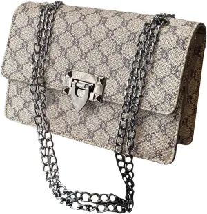 SHENHE Women's Vintage PU Leather Shoulder Bag Buckled Clutch Handbag Underarm Flap Purse
