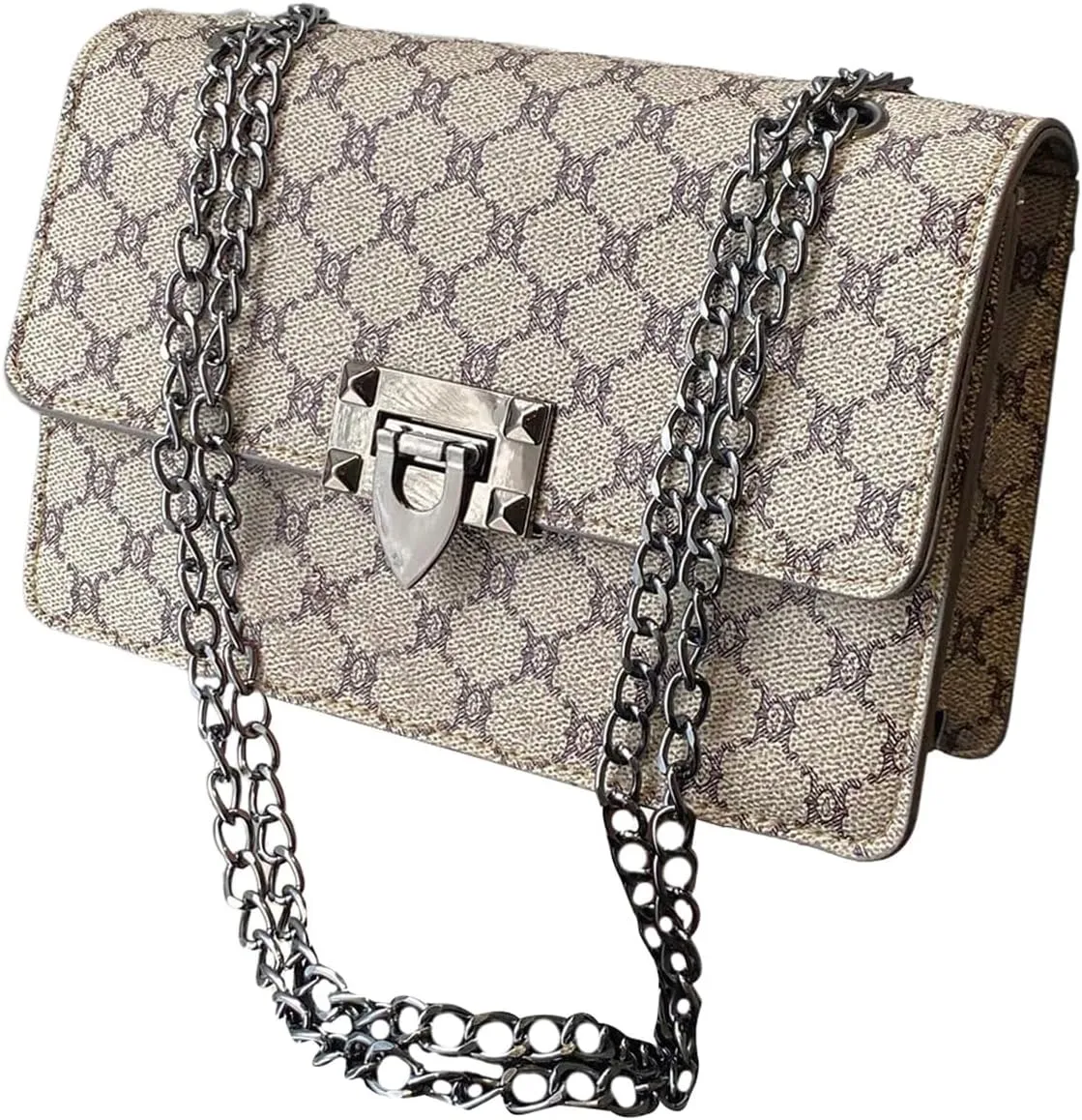 SHENHE Women's Vintage PU Leather Shoulder Bag Buckled Clutch Handbag Underarm Flap Purse