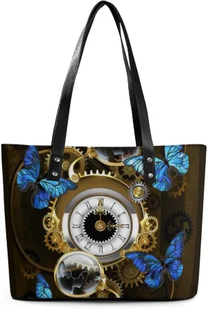 Shoulder Bag Handbags for Women Fashion Tote Bags PU Leather Shoulder Bag Top Handle Satchel Bags Purse