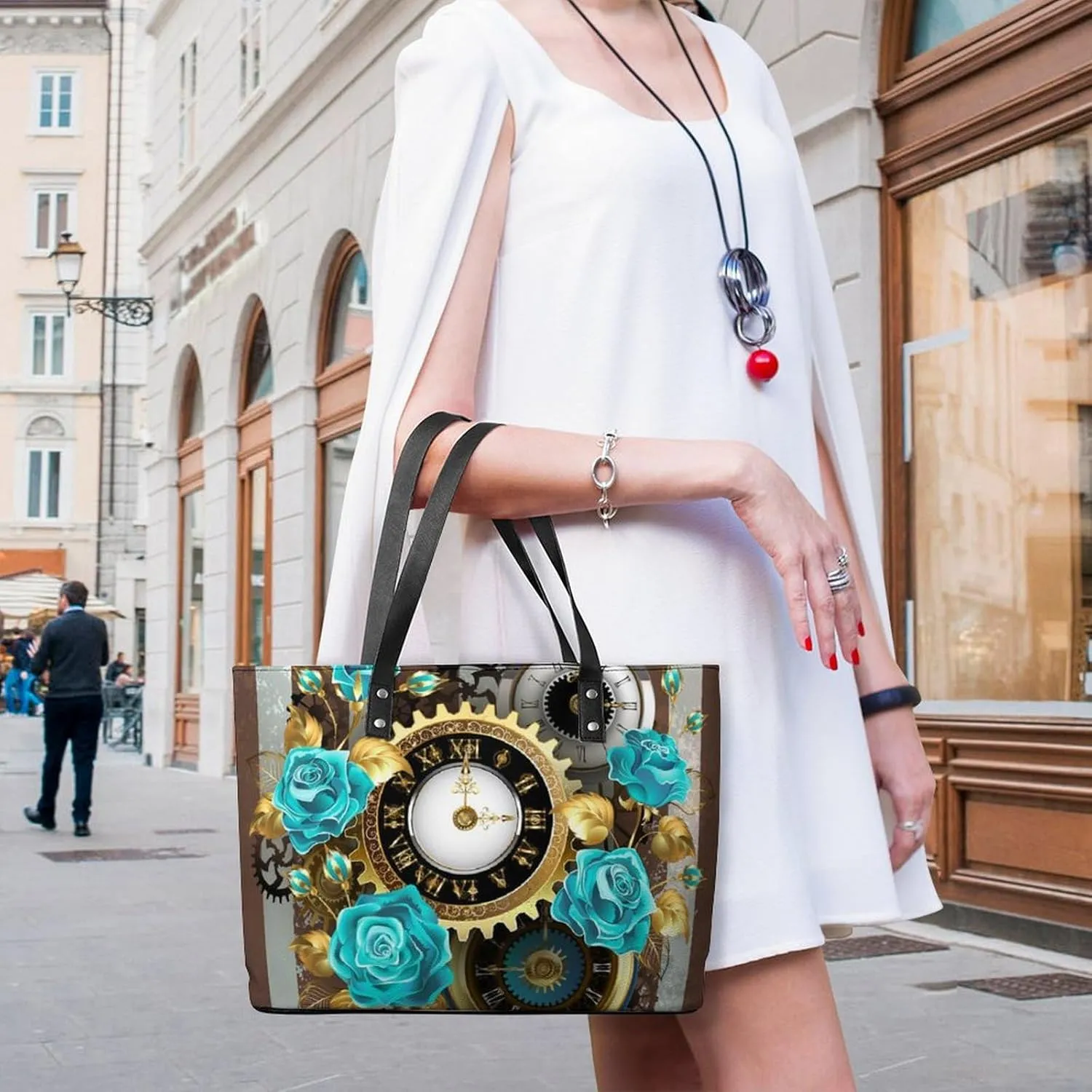 Shoulder Bag Handbags for Women Fashion Tote Bags PU Leather Shoulder Bag Top Handle Satchel Bags Purse
