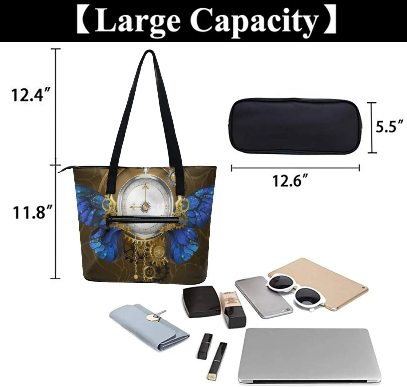 Shoulder Bag Handbags for Women Fashion Tote Bags PU Leather Shoulder Bag Top Handle Satchel Bags Purse