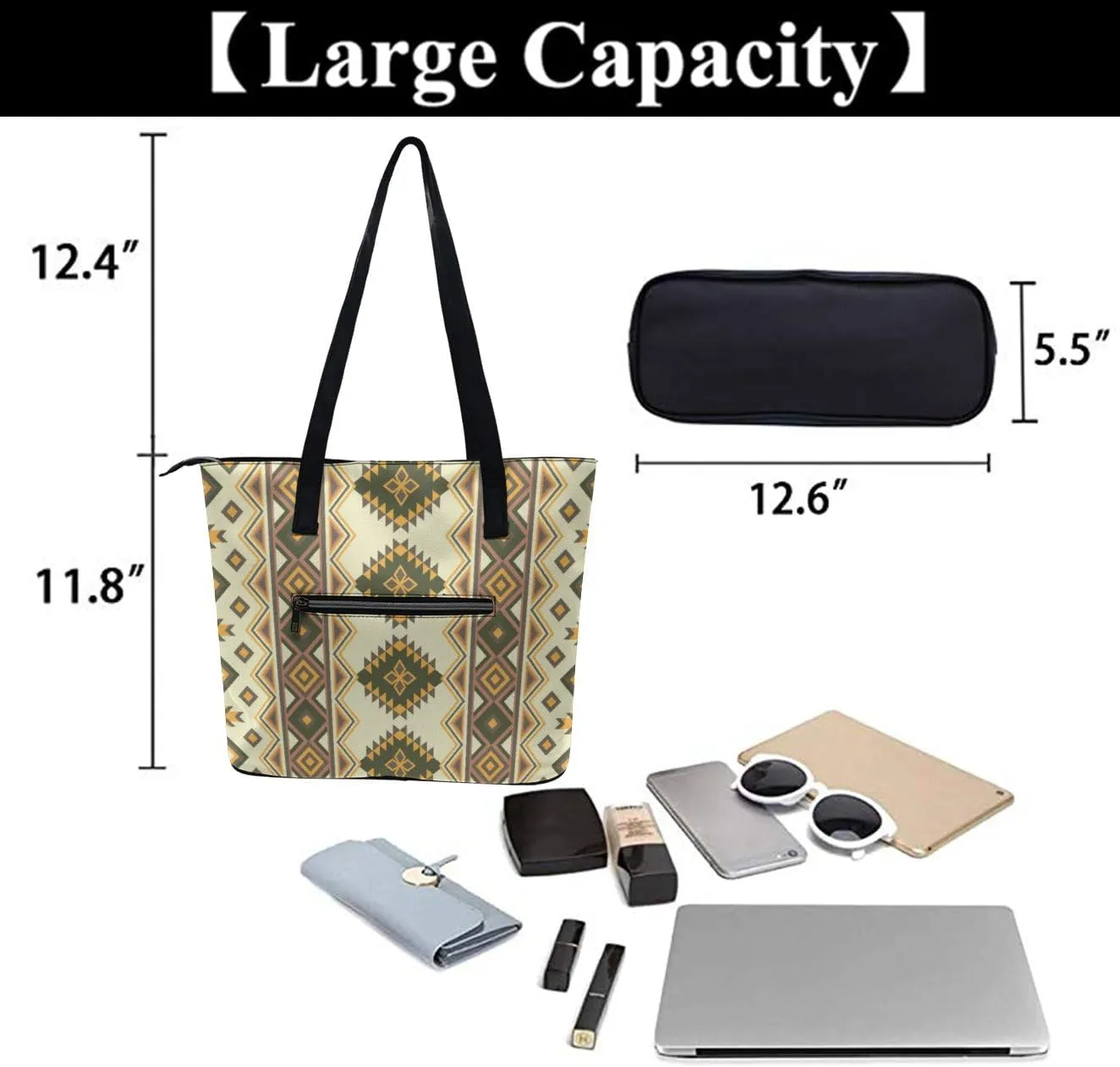 Shoulder Bag Handbags for Women Fashion Tote Bags PU Leather Shoulder Bag Top Handle Satchel Bags Purse